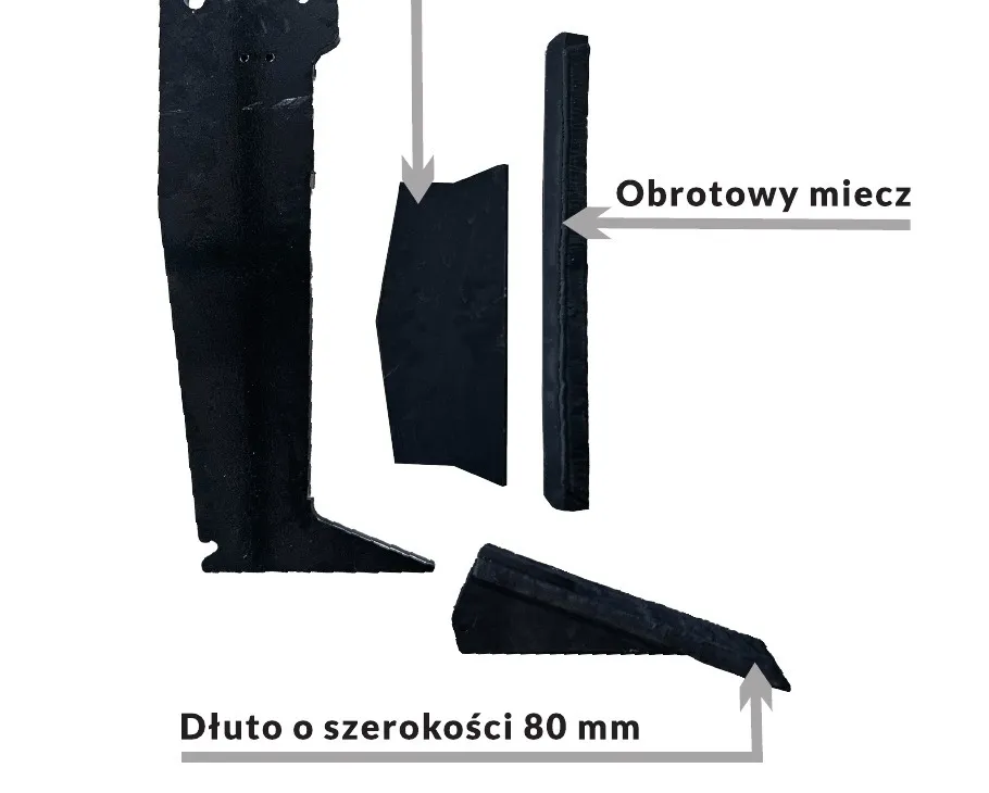 Słupica głębosza VT 300 - schemat elementów